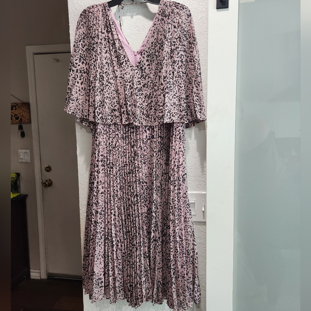 Halston heritage pink dress